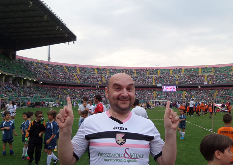 Partita di beneficenza con Ficarra e Picone – Stadio Renzo Barbera Palermo 2015
